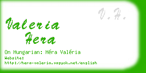 valeria hera business card